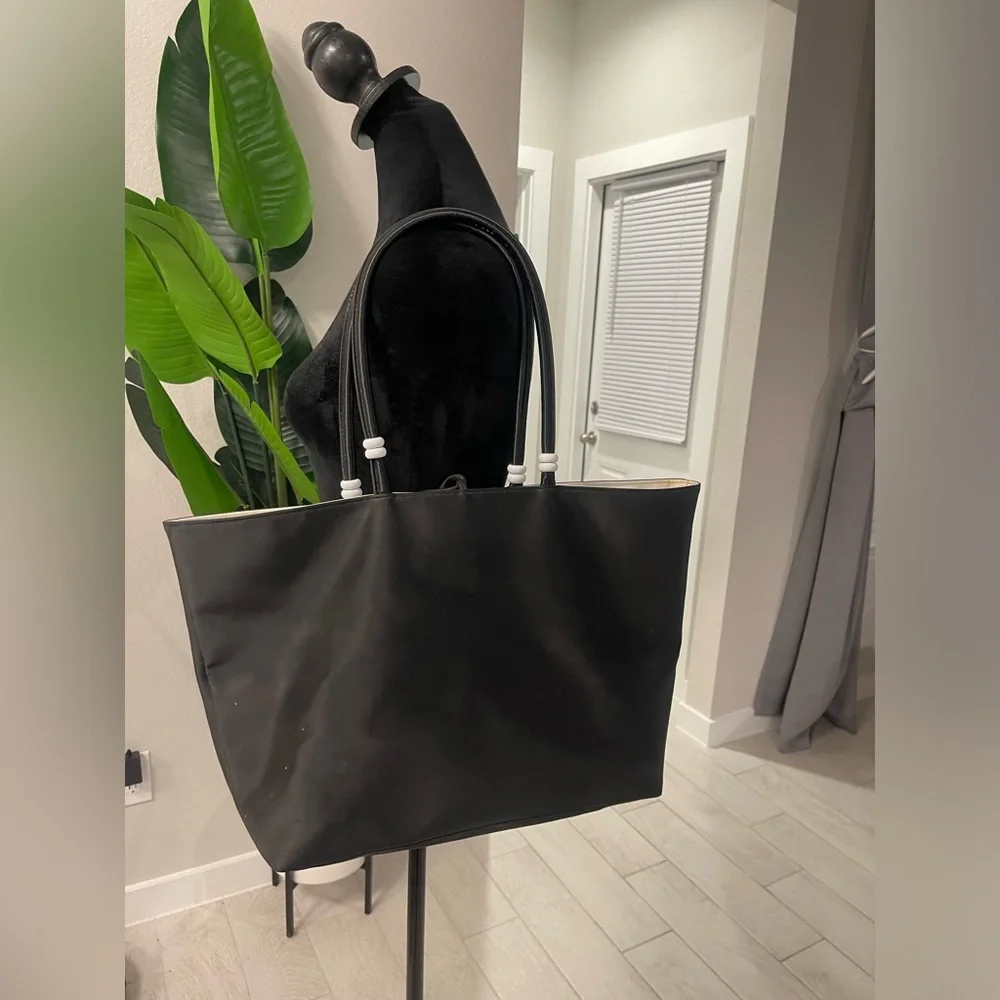 Givenchy parfums canvas nylon tote bag